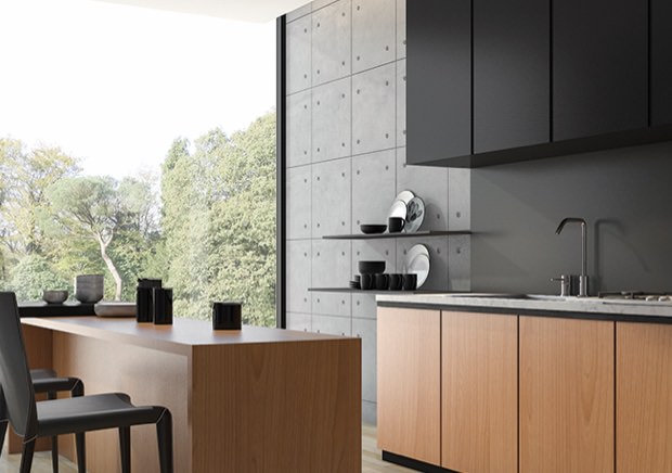 kitchen with Genesis cabinet doors