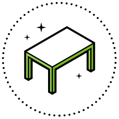 icon of a table