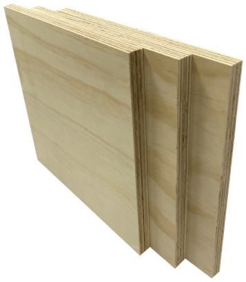 cross section of G-Frame engineered laminate plywood by Genesis